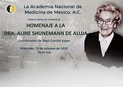 Homenaje a la Dra. Aline Schunemman de Aluja